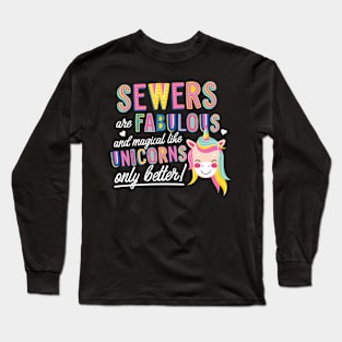 Sewers are like Unicorns Gift Idea Long Sleeve T-Shirt